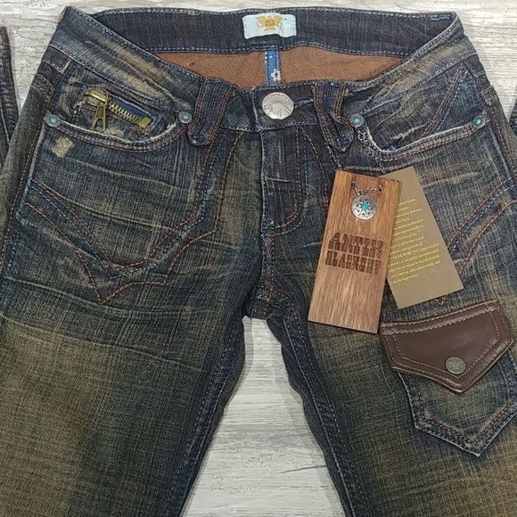 Antik Women's Southwestern Blackout Jeans 25 - Picture 3 of 6